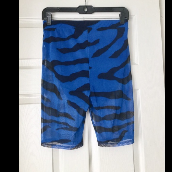 NWT Fashion Nova Letting Loose Mesh Biker Shorts - Picture 3 of 6